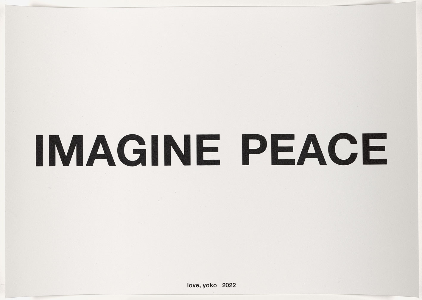 IMAGINE PEACE, 3.2022