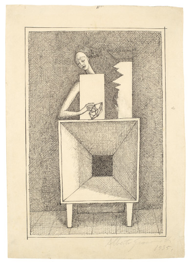 Alberto Giacometti - Composition surr&eacute;aliste II, 1935, 1935