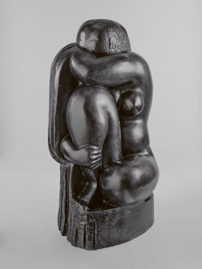 Chana Orloff - Grande Baigneuse Accroupie, 1925; 2000 (posthumer Guss), 1925; 2000