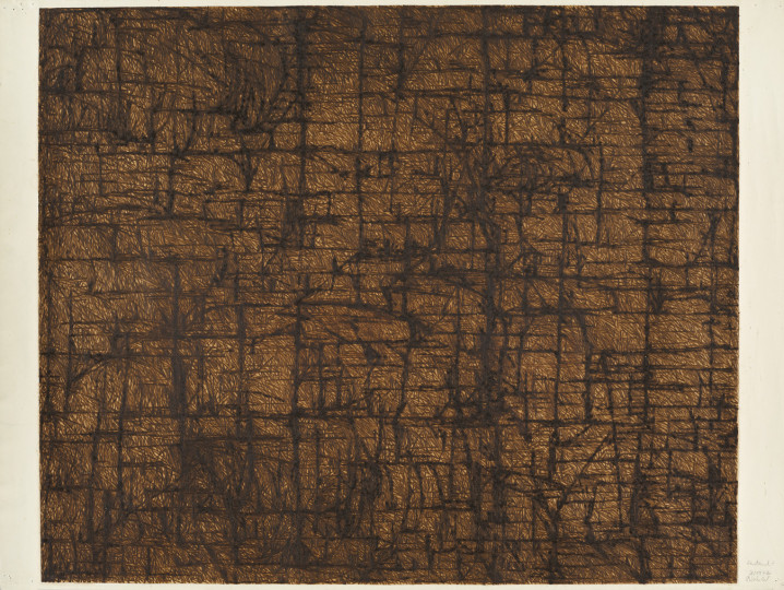 Peter Wechsler - Grosses Liniengewimmel (Probedruck), 7.1977, 1977